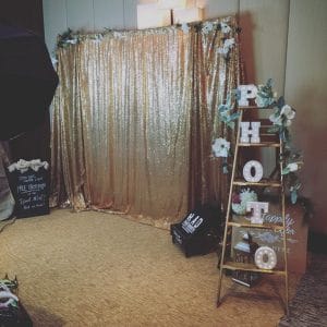 Gold Sequin Backdrop For Rent