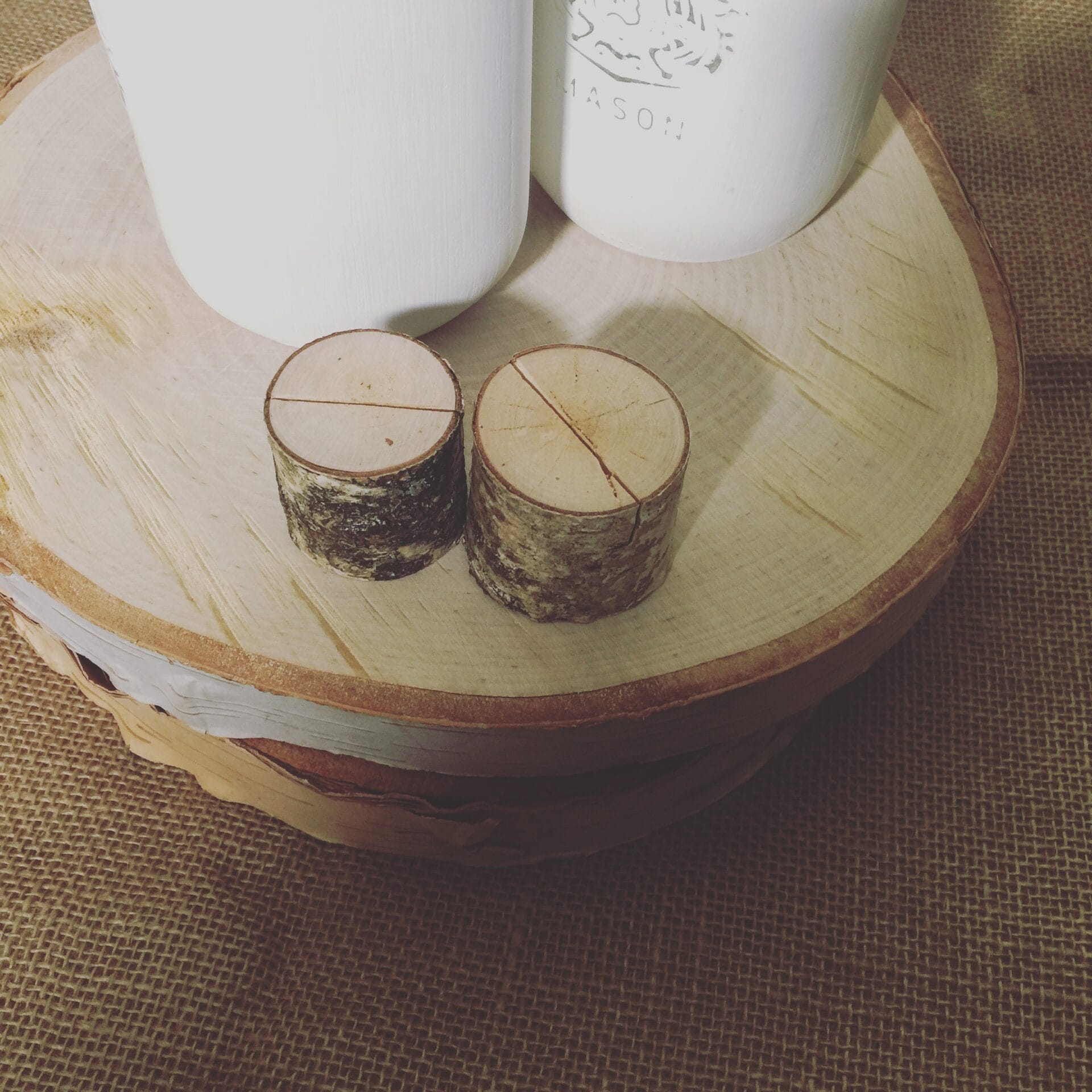 Mini Wooden Rustic Card Holders