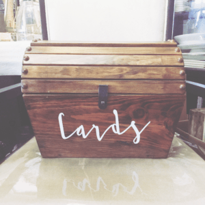 Blair Rustic Treasure Chest Box (Card Box)