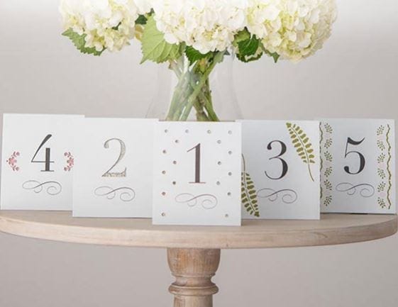 HugeWeddingSavings 10+ Places To Buy Printable Wedding Table Numbers