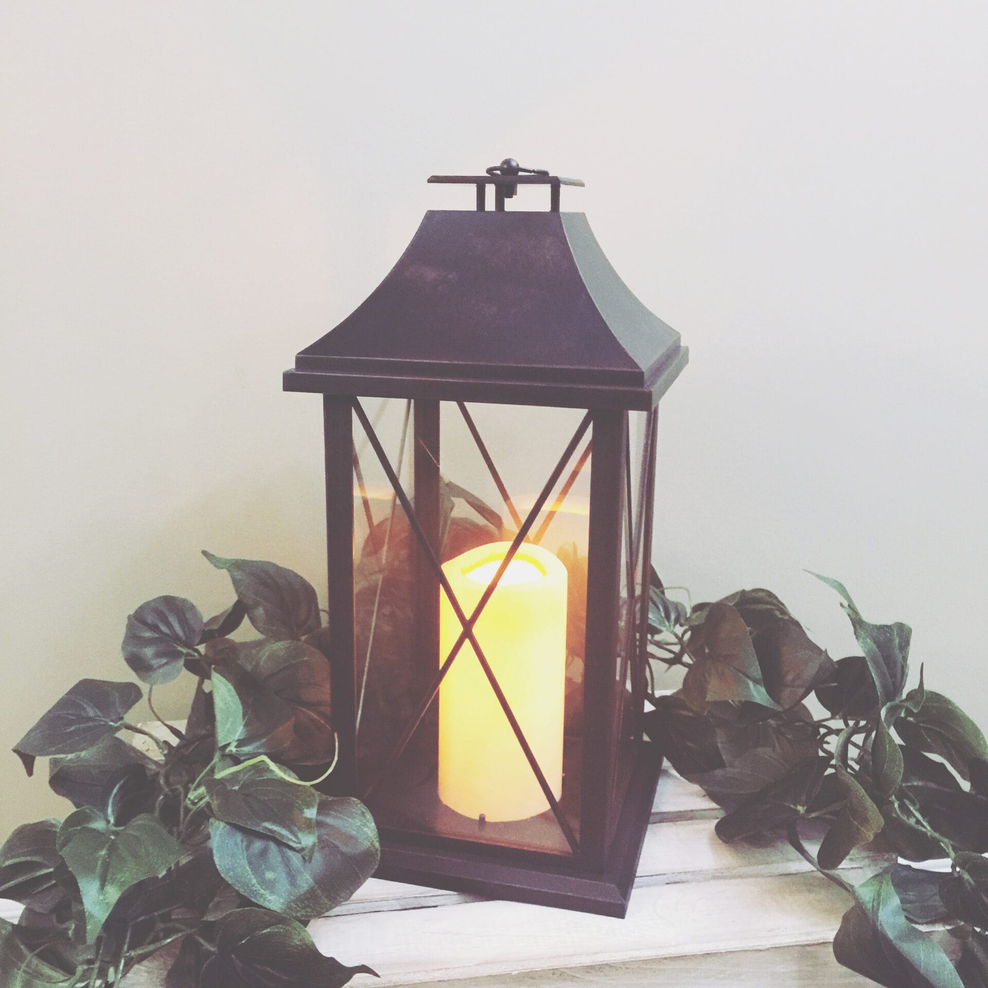 Ashley Classic Black Rustic Lantern