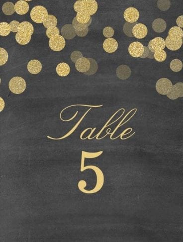 Zazzle 10+ Places To Buy Printable Wedding Table Numbers