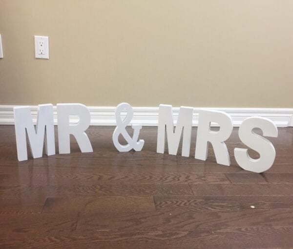 Mr & Mrs White Letters