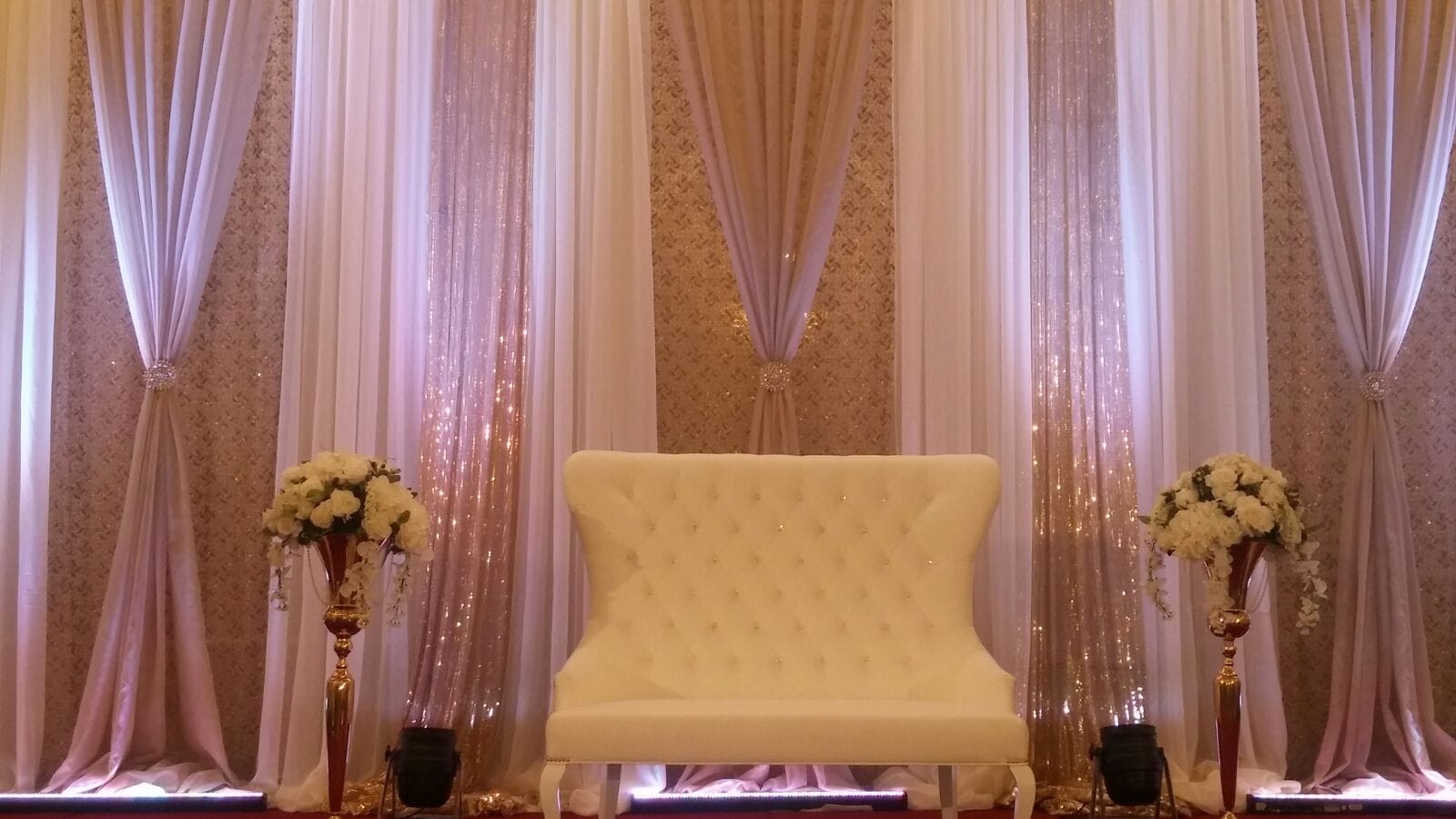 Timeless Impressions 10+ Places to Rent Gold Sequin Cloth Backdrops in Toronto