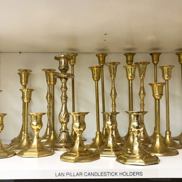 lan candlestick gold holders2 scaled Lan Gold Candlesticks Holder Taper