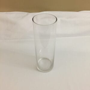 Laurie Medium Clear Glass Cylinder Vase 12"