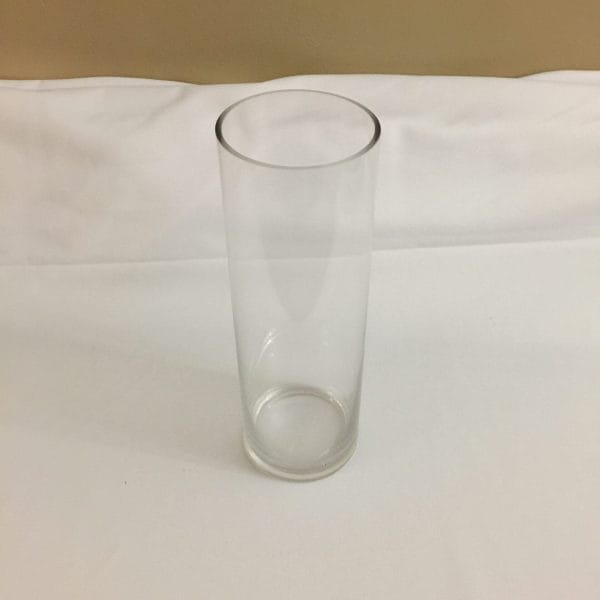 medium clear glass cylinder vase 3.50 Laurie Medium Clear Glass Cylinder Vase 6-9"