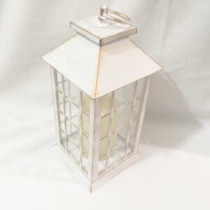 Ash White Gold Lantern