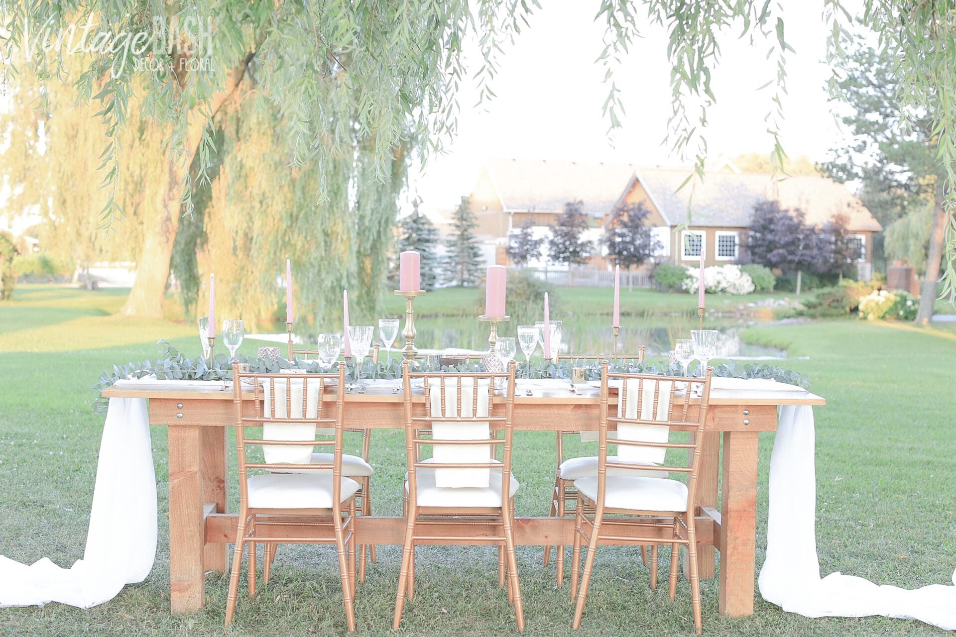 styled vintagebash 193 Simple Greenery Theme Wedding Idea