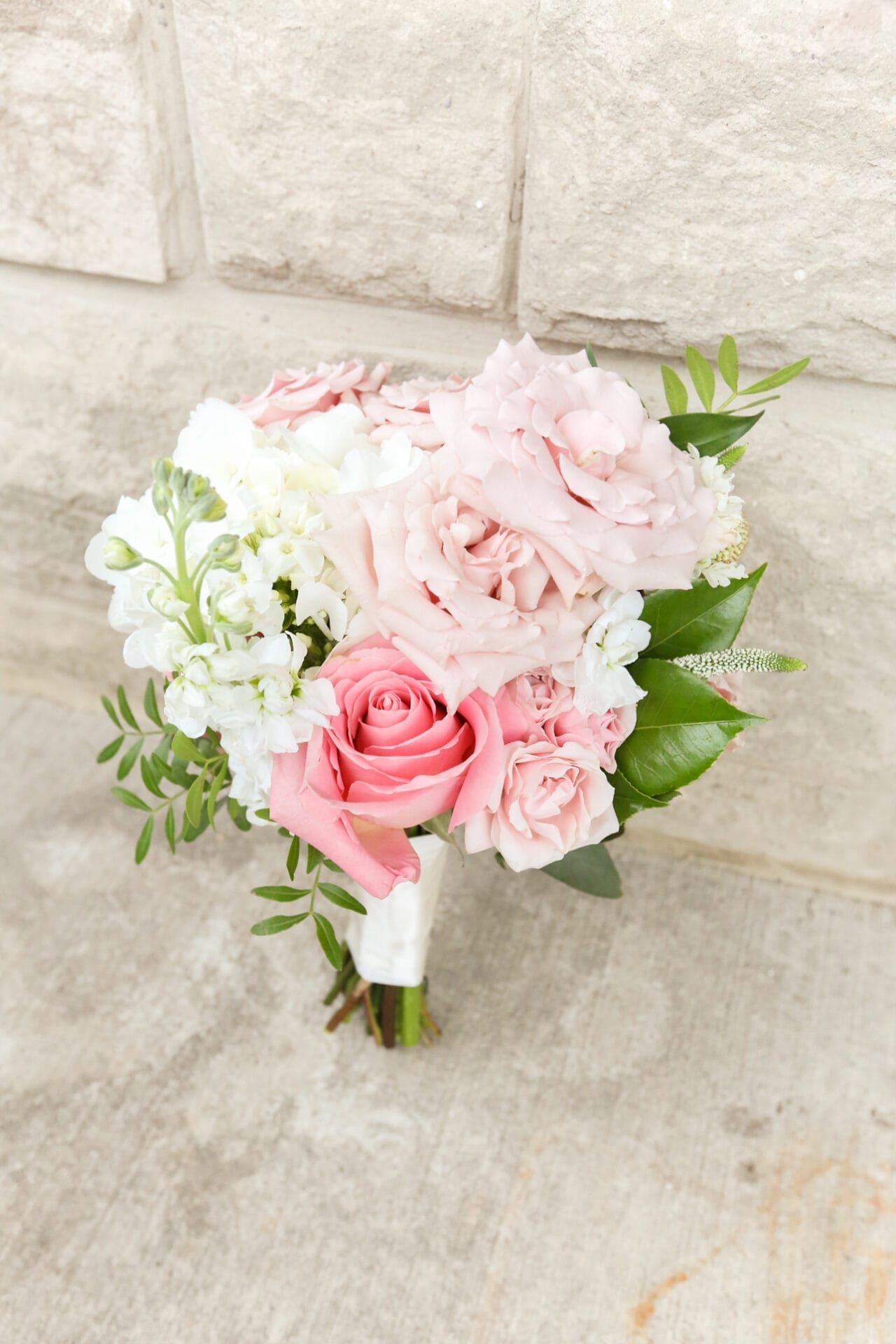 Vintage Blush Pink Garden Modern Bride Bouquet Wedding