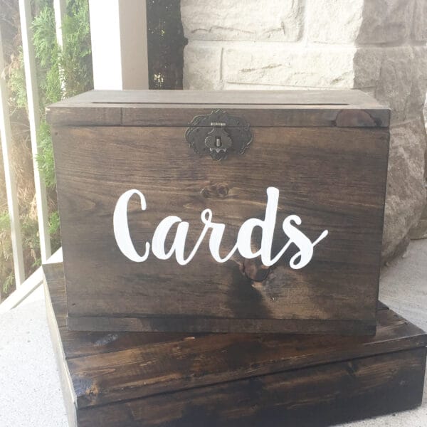 cardbox wooden Kim Wooden Card Box