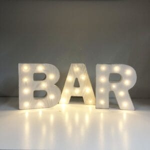 Ember Bar Marquee Letters