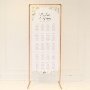 Seating Chart Copper Arch