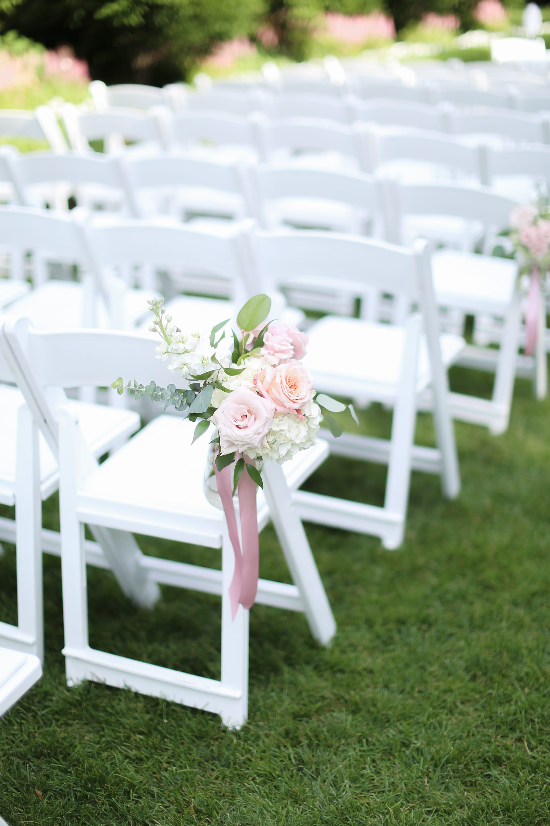 Aisle Markers Hanging Mason Jars Quicksand Hydrangea Shimmer