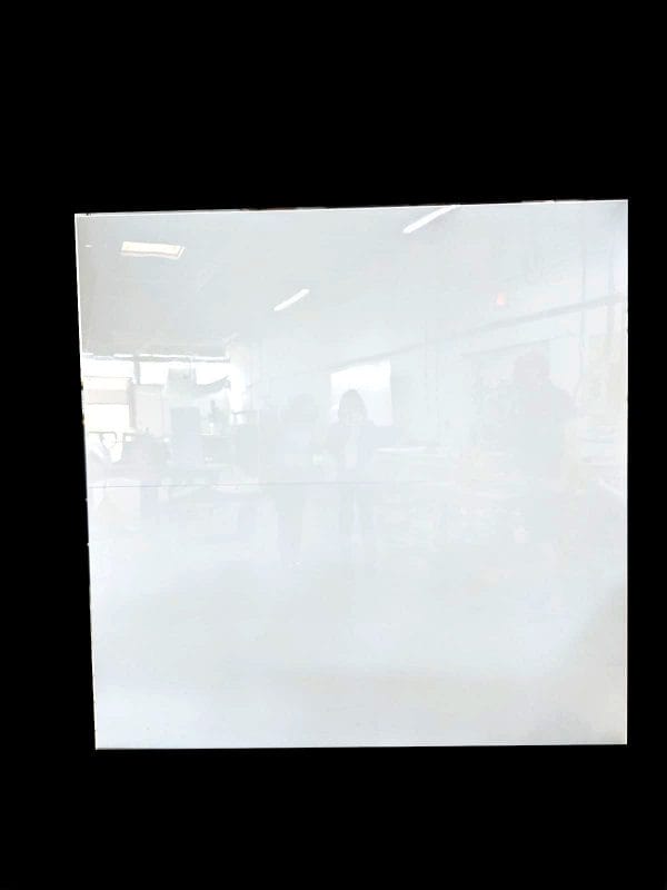 Rectangular Acrylic Backdrop White