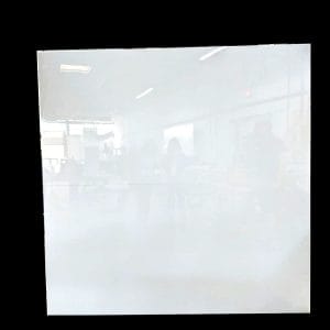 Rectangular Acrylic Backdrop White