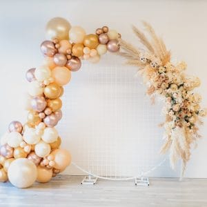 Arch with Floral & Balloon