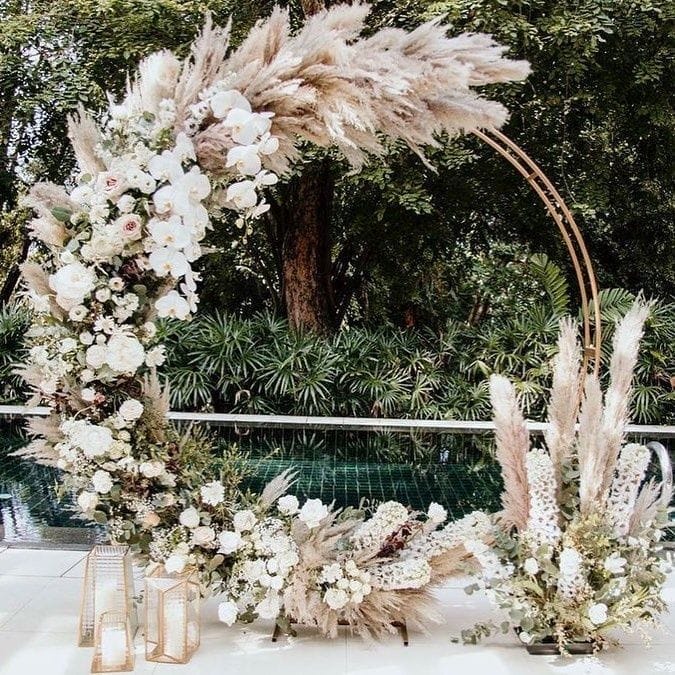 Pampas Wedding Arch