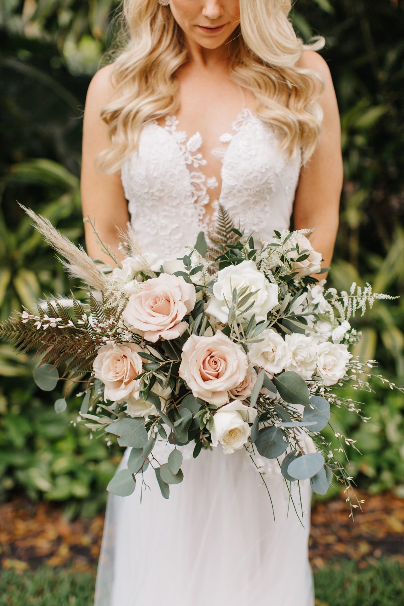 Pampas Wedding Bouquet