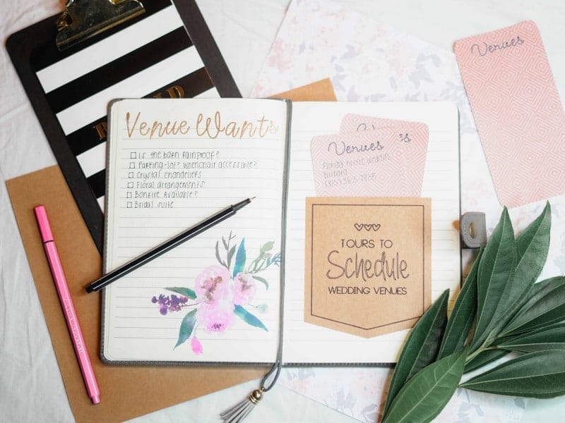 wedding planning in 6 months