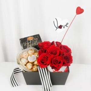 Laid Me Down Valentine Gift · Flowers & Chocolate
