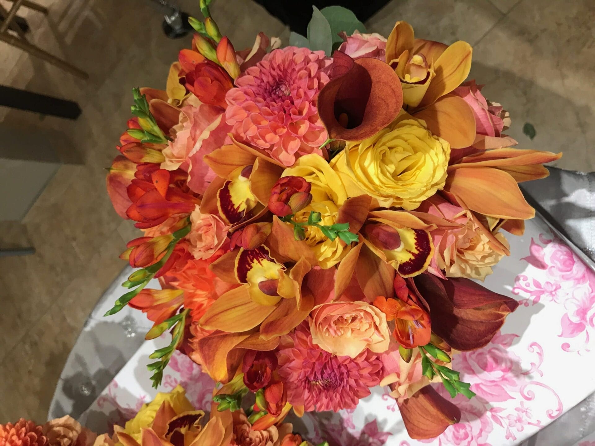 vibrant floral arrangement