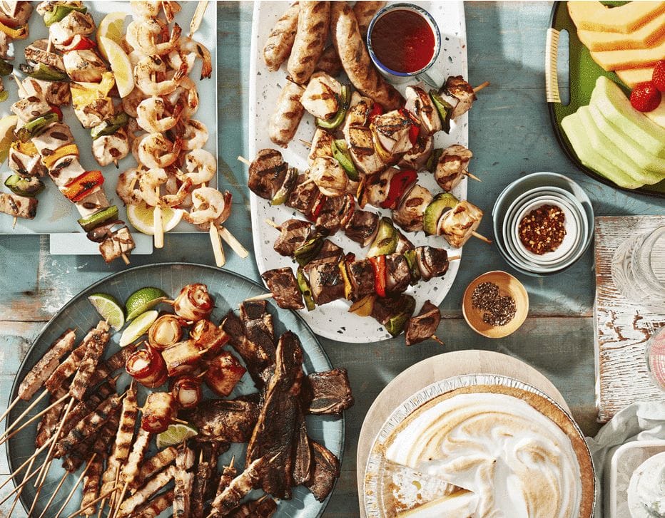Longos, outdoor party platter