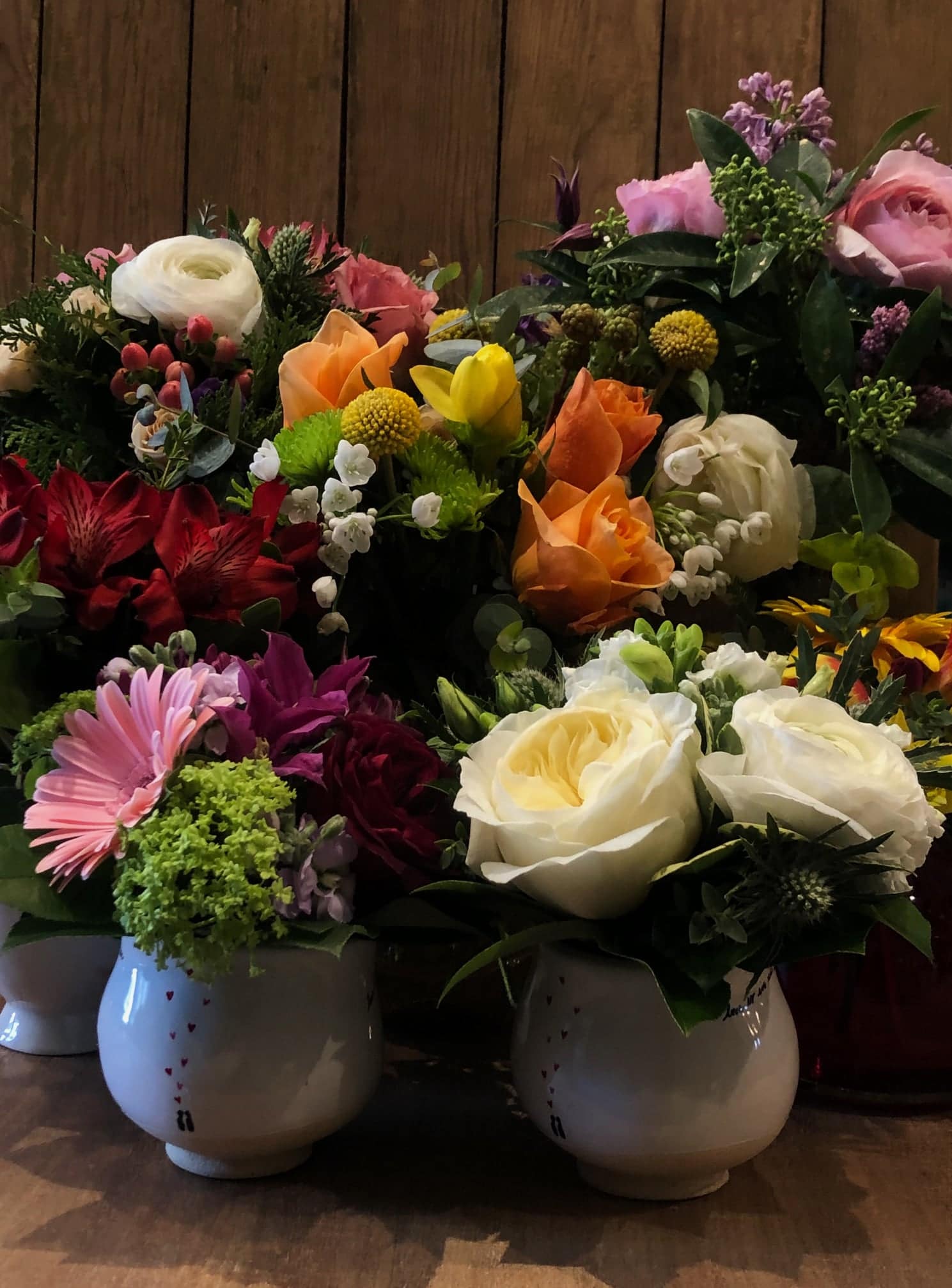 wedding bouquets from The Flower Room