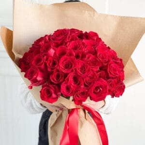 Wild For You · Huge Red Roses Bouquet