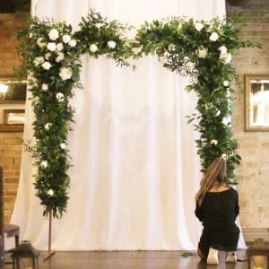 Backdrops: Floral Arch & Backdrops