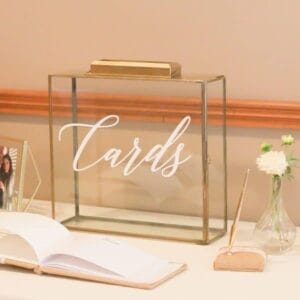 Receiving Area: Card & Money Boxes