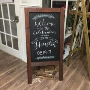 Sign: Chalkboard