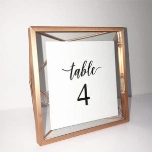Table Top: Table Numbers