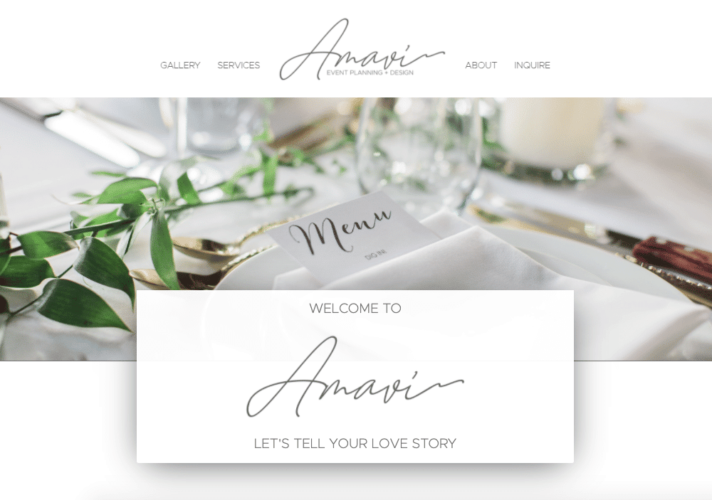 web designers for wedding planners