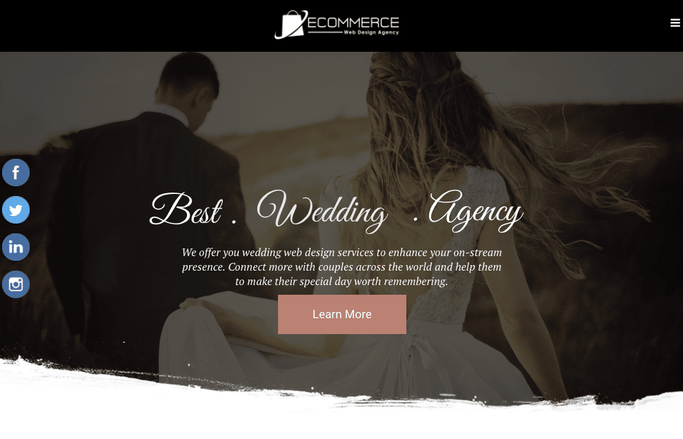 web design companies for wedding industry