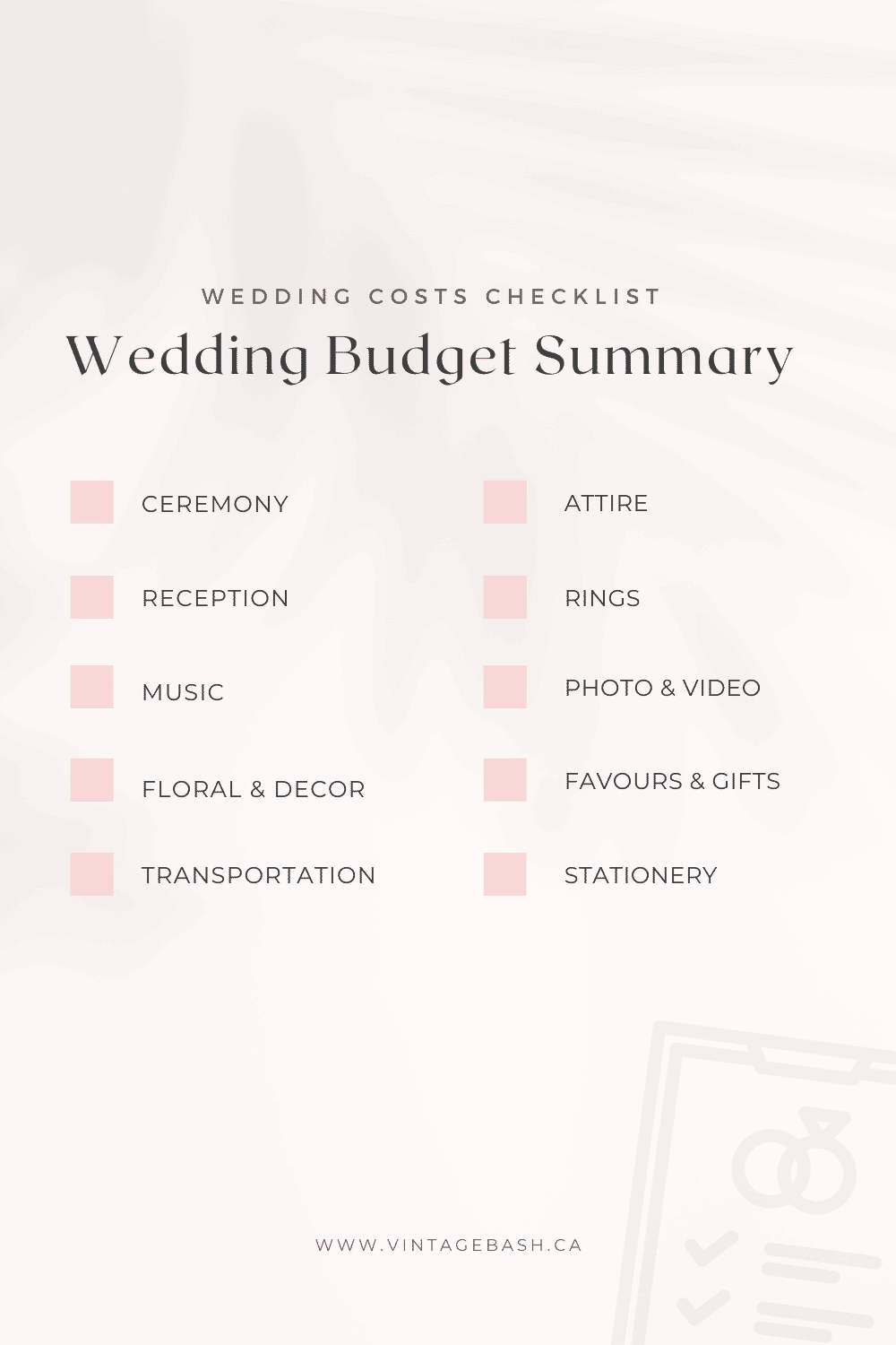 9 The Complete Bride Wedding Budget Planner