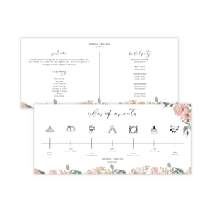 Parisian Pink Nude Program Card