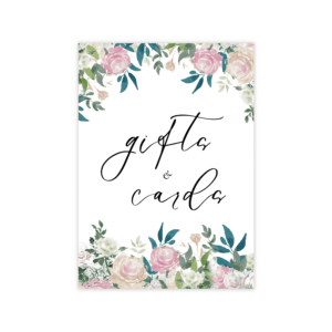 Fairytale Navy Blush Gifts & Cards Sign