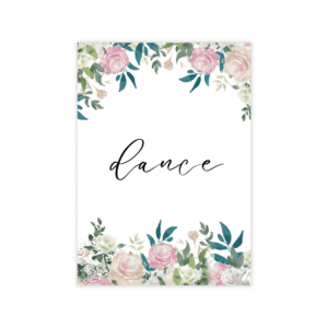 Fairytale Navy Blush Dance Sign