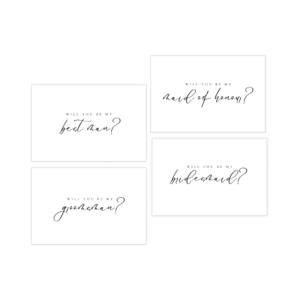 Minimalist Black and White Proposal