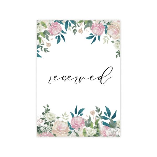 27 5 Fairytale Navy Blush Reserved Sign