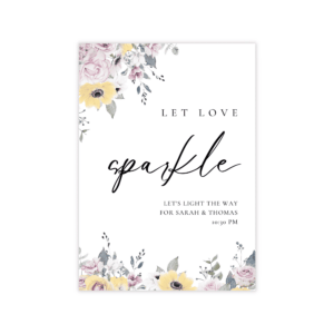 French Vintage Sparklers Sign