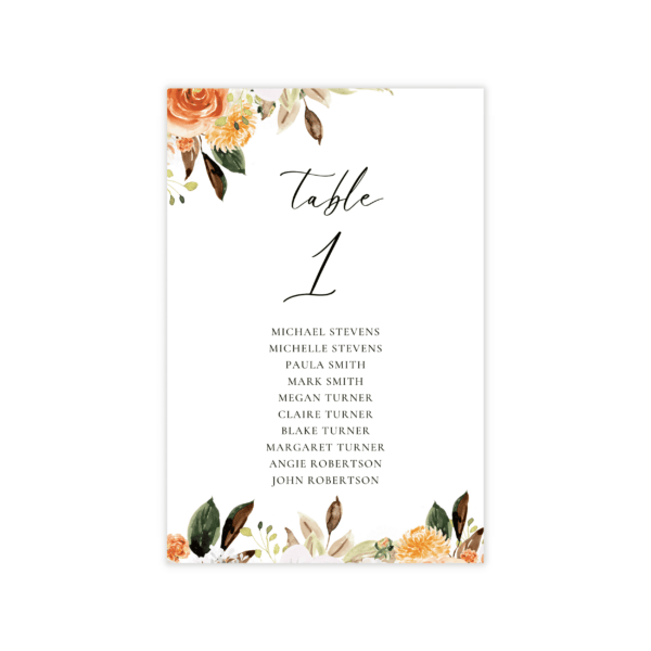 3 11 Pop Romance Table Seating Card