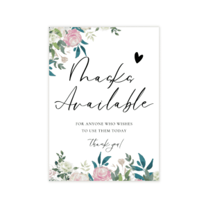 Fairytale Navy Blush Mask Available Sign