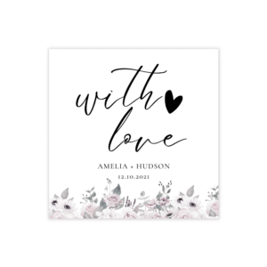 Dreamy Violet Blush Favor Tags