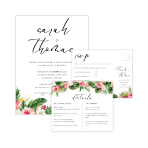 Tropical Invitation Set