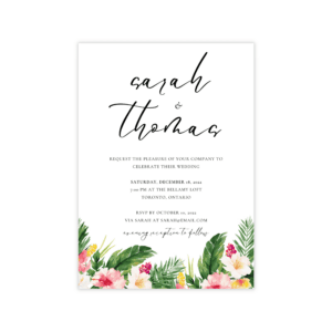 Tropical Invitation