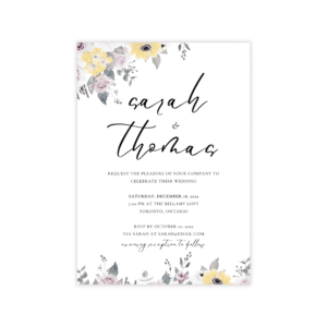 French Vintage Invitation