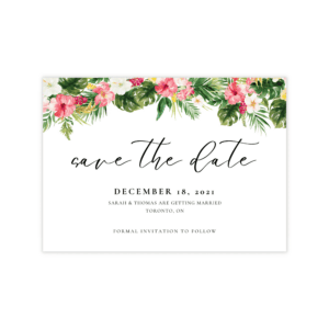 Tropical Save The Date