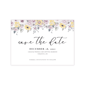 French Vintage Save The Date